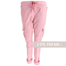 J By J 95870 Stretch Cargo Pants Lyserød