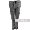 J By J 95870 Stretch Cargo Pants Mørkegrå