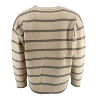 J by J Me7040 Knit Cardigan Creme - J BY J Fashion