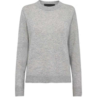 LEVETE ROOM LR-ELOISE 2 CASHMERE PULLOVER LYSEGRÅ