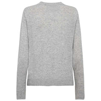 LEVETE ROOM LR-ELOISE 2 CASHMERE PULLOVER LYSEGRÅ