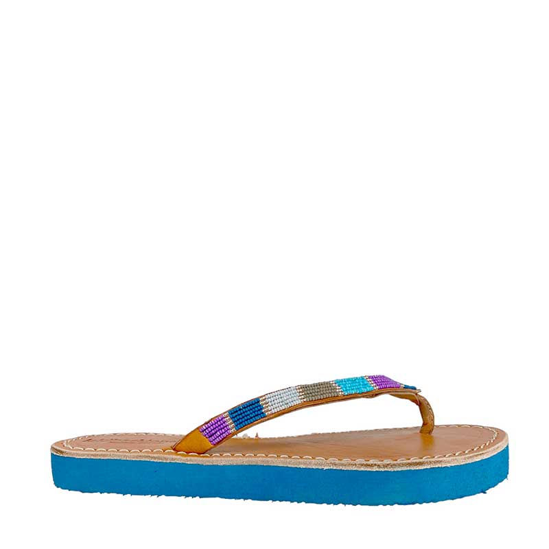 Laidbacklondon SERI SSB Soft Sole Sandal Blå - J BY J Fashion