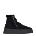 Laidbacklondon Setsu Platform Crochet Black Suede - J BY J Fashion