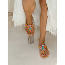 Laidbacklondon Simba Flat Sandal Tribal Brun - J BY J Fashion