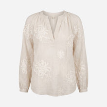 Lecoco Susse bluse i sandfarvet-1