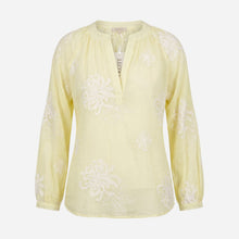 Lecoco Susse bluse i gul-1