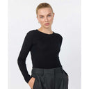 Levete Room LR-Duffy 1 Top Black - J BY J Fashion