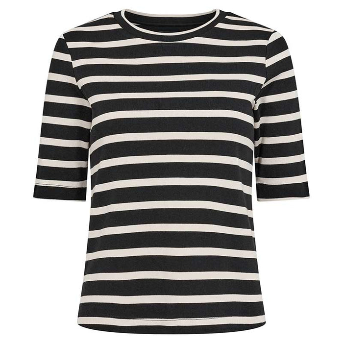 Levete Room LR-Eagle 2 Striped T-Shirt Sort