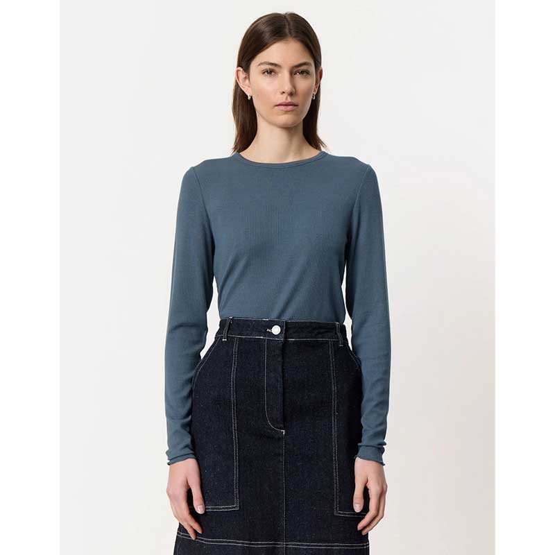 Levete Room LR-IKA 4 T-Shirt Jersey Blue - J BY J Fashion