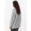 Levete Room LR-Isabelle 1 Pullover Knit Light Grey - J BY J Fashion