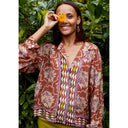 M. Wiesneck Mea Viscose Shirt Brown - J BY J Fashion