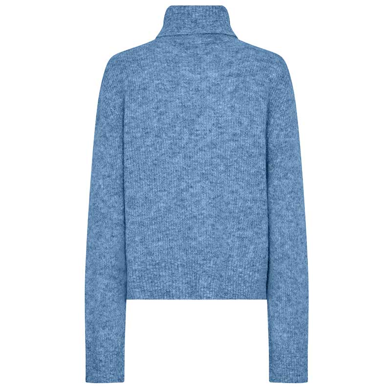 MOS MOSH MMAIDY THORA ROLLNECK KNIT BLÅ