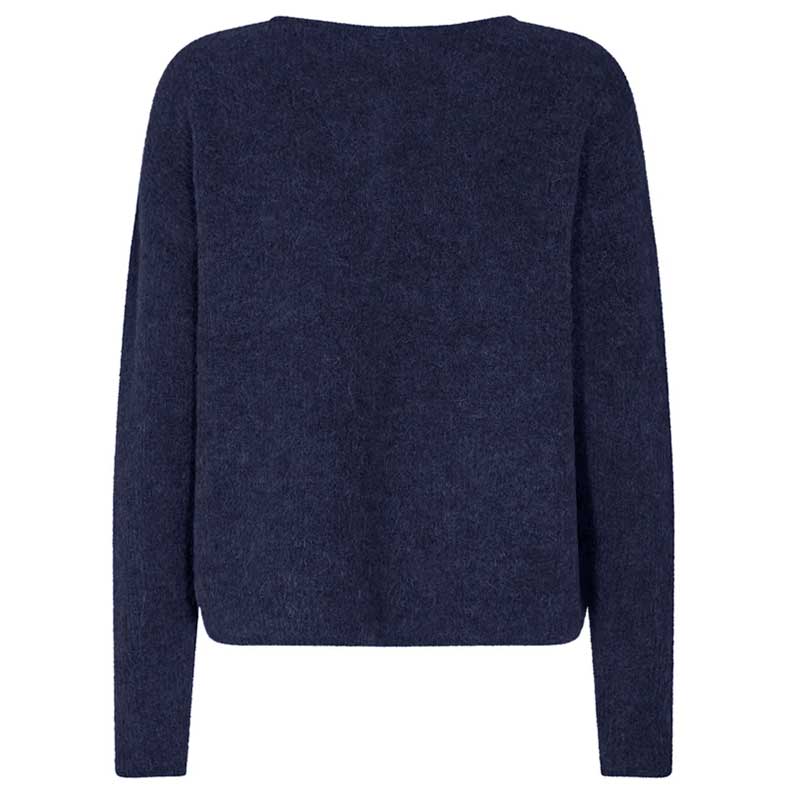 MOS MOSH MMALMINE KNIT CARDIGAN NAVY