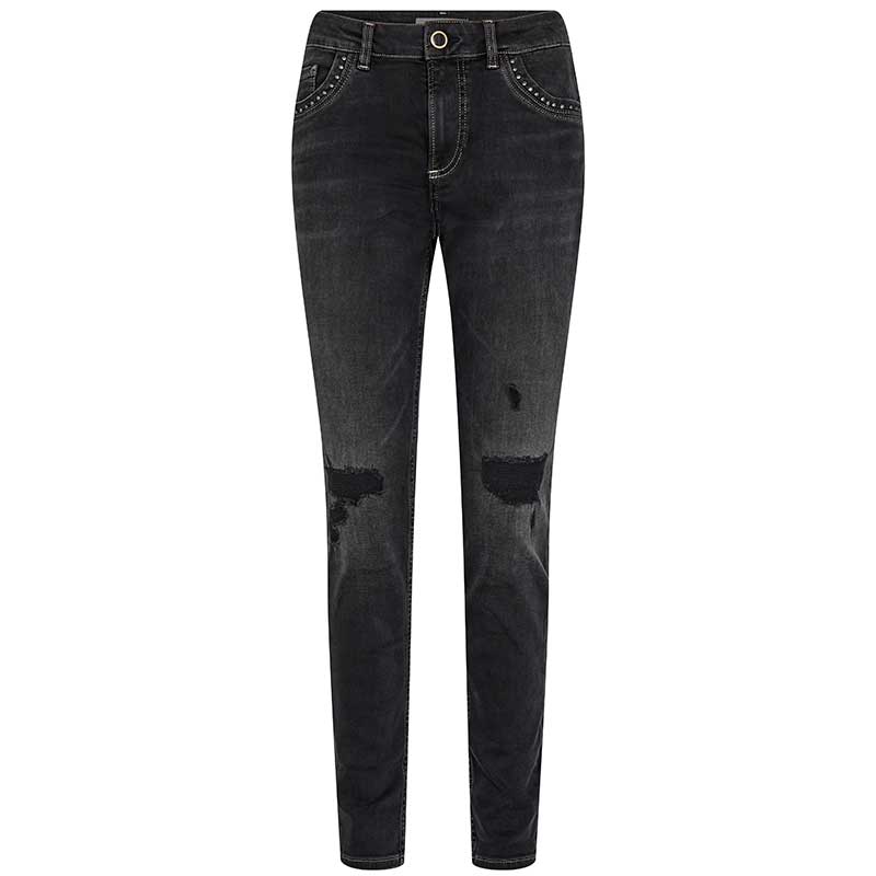 MOS MOSH MMBRADFORD SCRATCH JEANS SORT - J BY J Fashion