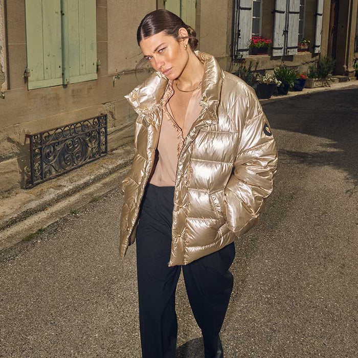 MOS MOSH MMCALVO DOWN METALLIC JACKET GULD