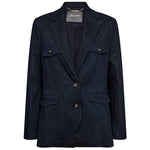 MOS MOSH MMELLE HYBRID BLAZER MØRKEBLÅ