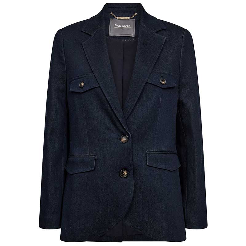 MOS MOSH MMELLE HYBRID BLAZER MØRKEBLÅ