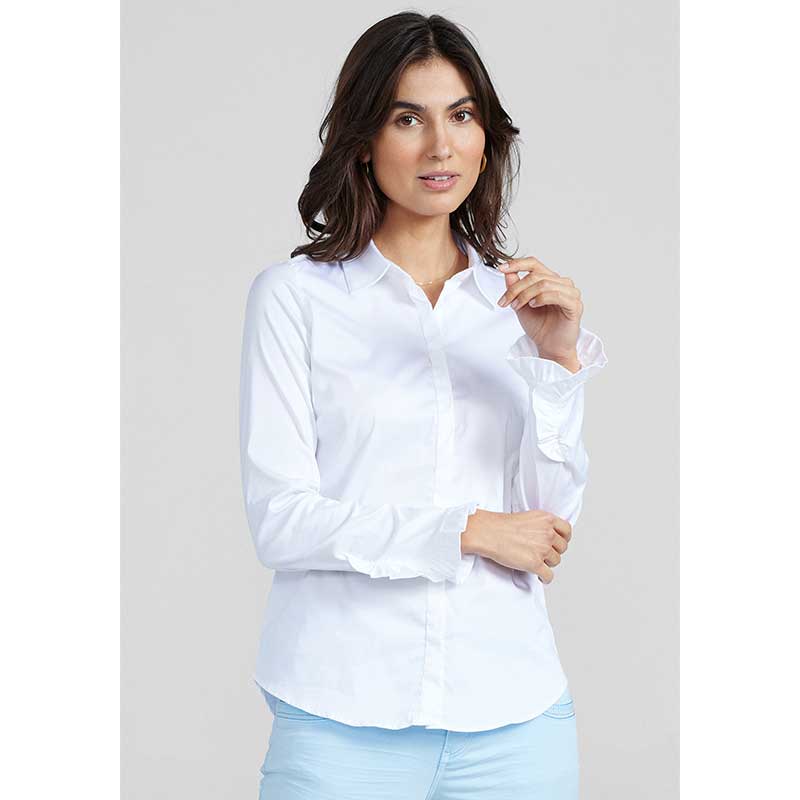 MOS MOSH MMMATTIE FLIP SHIRT HVID - J BY J Fashion
