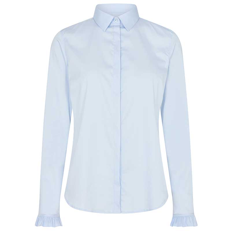 MOS MOSH MMMATTIE FLIP SHIRT LYSEBLÅ