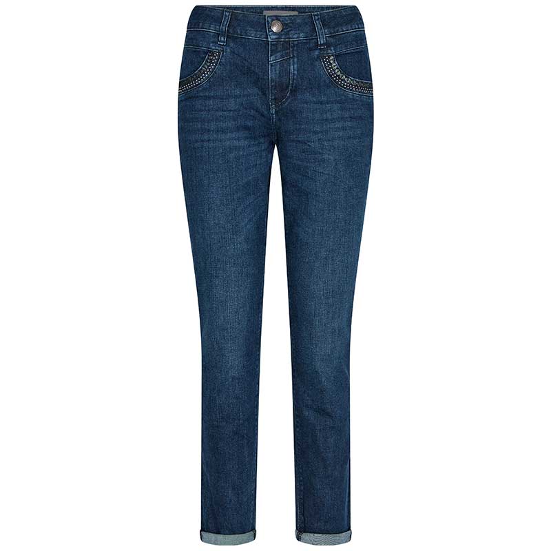 MOS MOSH MMNAOMI NOLA JEANS MØRKEBLÅ