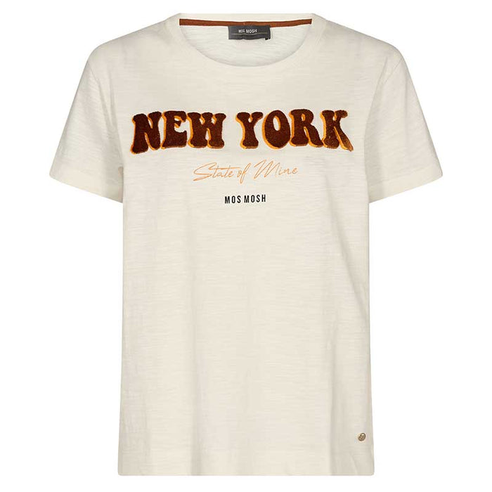 MOS MOSH MMNIECY O-SS TEE OFF WHITE-J BY J Fashion