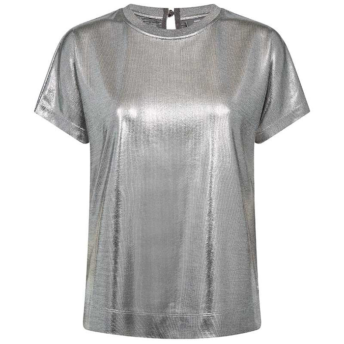 MOS MOSH MMNIVOLA FOIL TEE SØLV