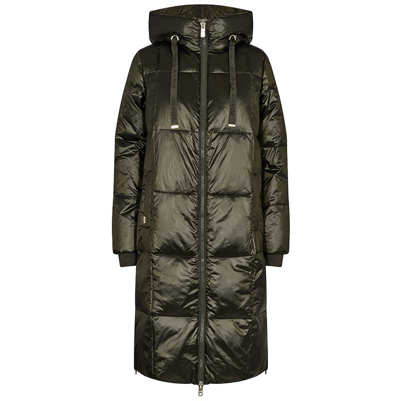 MOS MOSH MMNOVA METALLIC DOWN JACKET ARMY