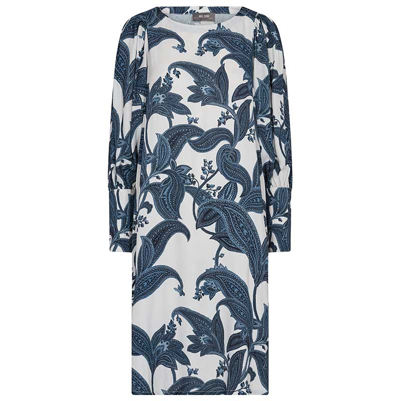 MOS MOSH MMROSALEEN PAIZ DRESS BLÅ