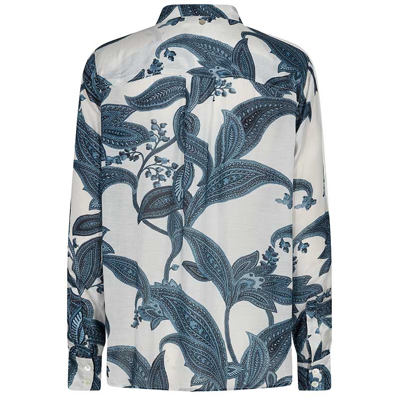 MOS MOSH MMTAYLOR PAIZ SHIRT BLÅ