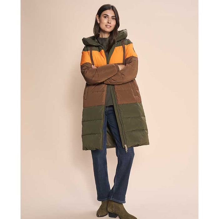 MOS MOSH NOVA DOWN BLOCK JACKET ARMY