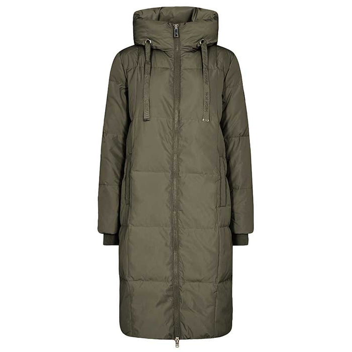 MOS MOSH NOVA SQUARE DOWN COAT GRØN-fra-MOS MOSH-hos-J BY J Fashion