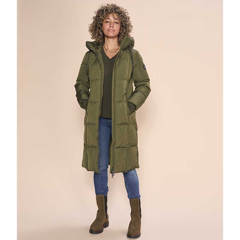 MOS MOSH NOVA SQUARE DOWN COAT GRØN