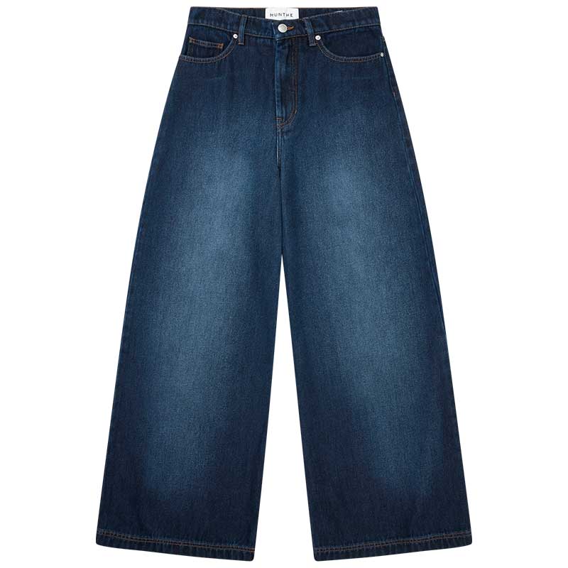 MUNTHE ECUBE JEANS BLÅ