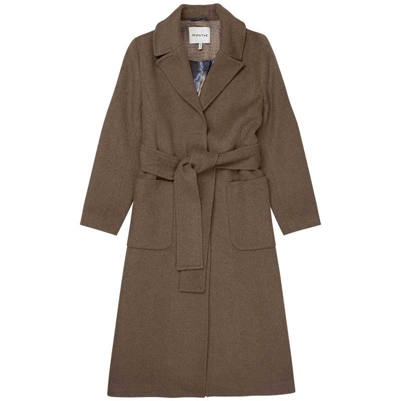 MUNTHE ELEGANCE COAT BRUN
