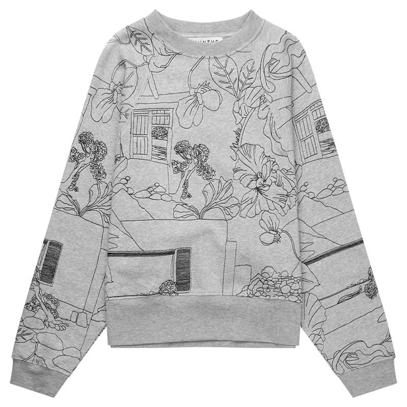 MUNTHE EVIE SWEATSHIRT GRÅ