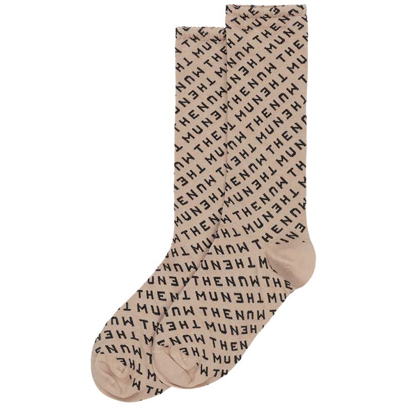 MUNTHE JULLY SOCKS MØRK SAND