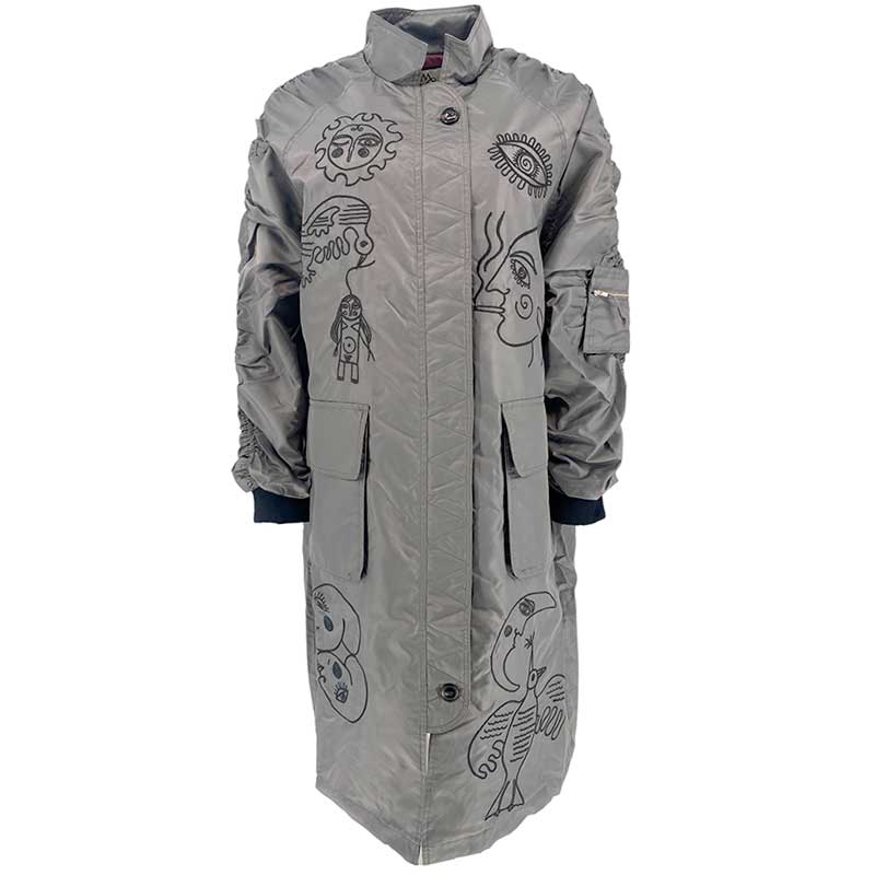 MW23 KIKOL JACKET MØRKEGRÅ
