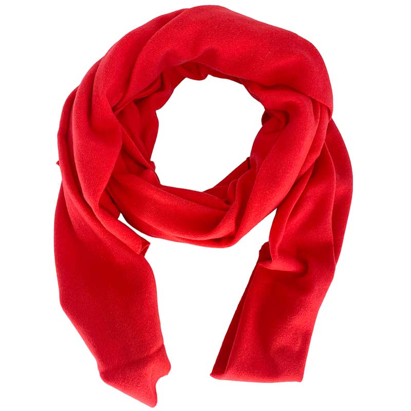 MW23 TRIANGLE SCARF RØD