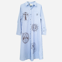 M. Wiesneck Budot Dress Blue