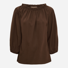 Marta Du Chateau MdcJuniper bluse i brun-1