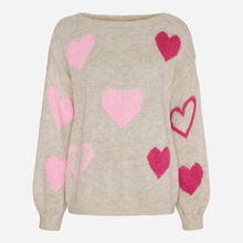 Marta Du Chateau MDCAmarante Knit Beige/Pink/Amerena