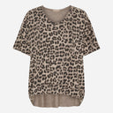 Marta Du Chateau MDCHarper Tee Beige Leo