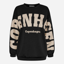 Marta Du Chateau MDCHibiscus Sweatshirt Black/White