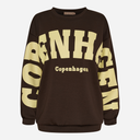 Marta Du Chateau MDCHibiscus Sweatshirt Brown/Yellow