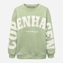 Marta Du Chateau MDCHibiscus Sweatshirt Green/Offwhite - J BY J Fashion
