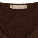 Marta Du Chateau MDCMarlene Vest Chocolate