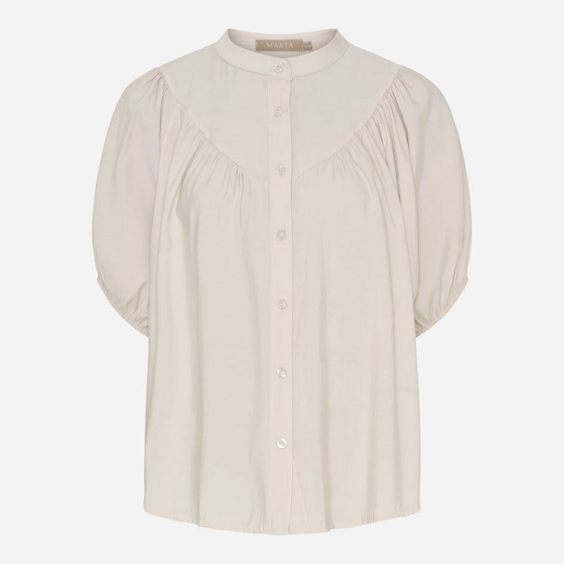 Marta Du Chateau MDCMelodie Blouse Dark Beige