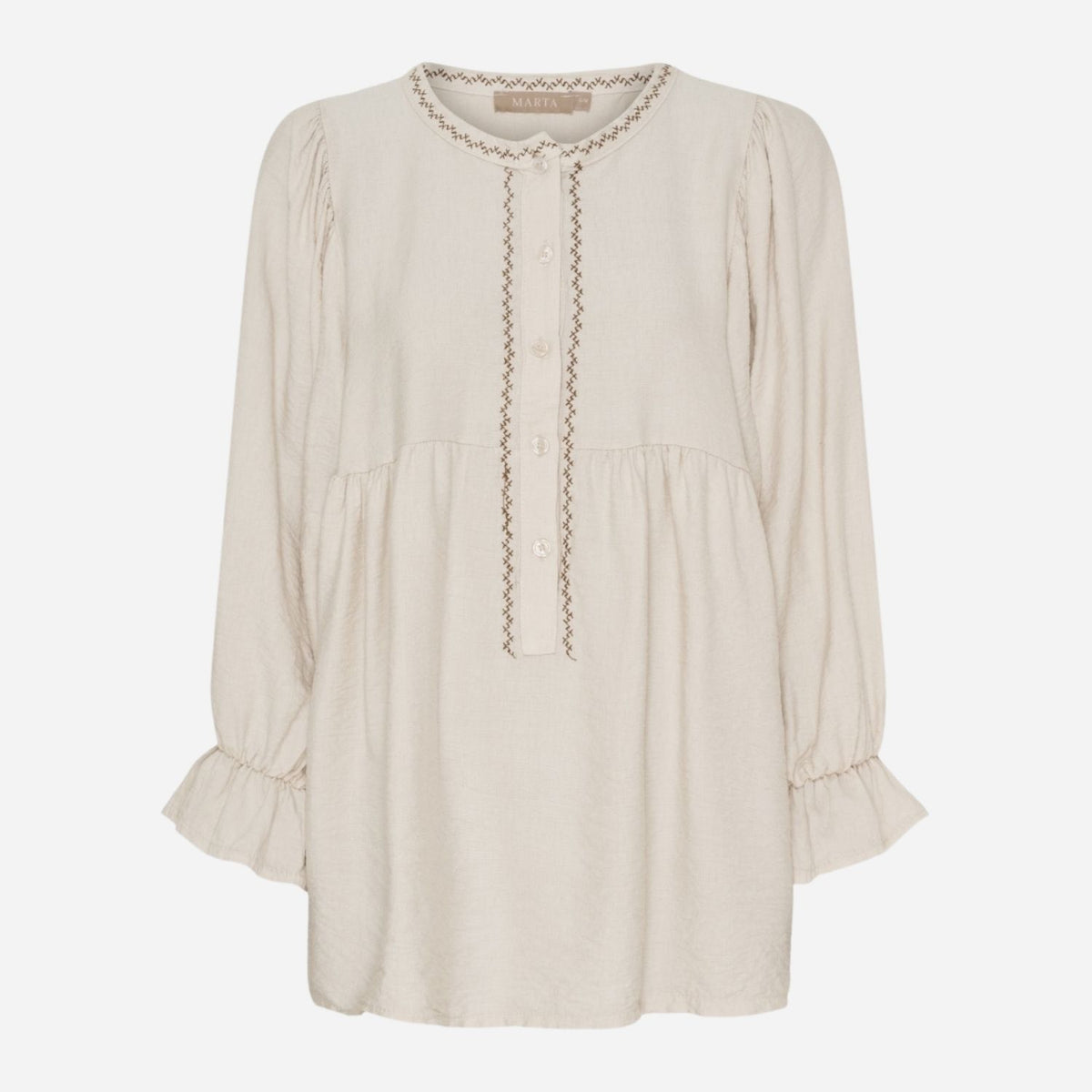 Marta Du Chateau MDCPoppy Shirt Sabbia