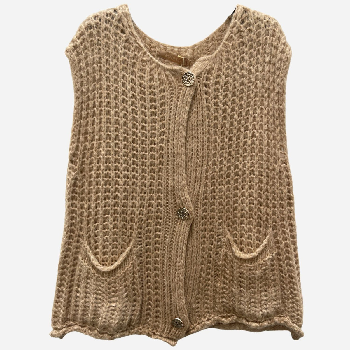 Marta Du Chateau MDCRuby Vest Beige