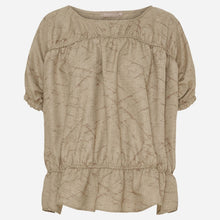 Marta Du Chateau MDCSaffron Blouse Camel Print